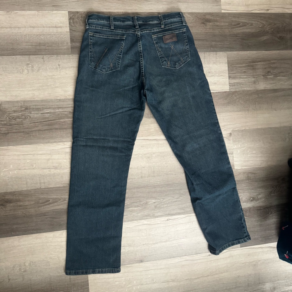 Wrangler Men's Blue Jeans - Picture 4 of 5